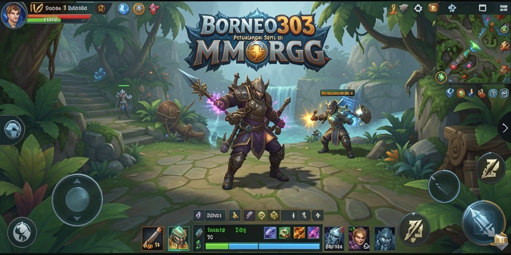 Tampilan gameplay mendebarkan di dunia <strong>BORNEO303</strong> yang kaya dan interaktif.