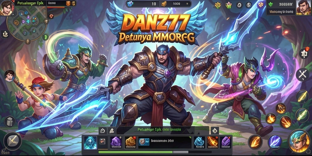 Tampilan gameplay MMORPG yang memukau di DAN777.