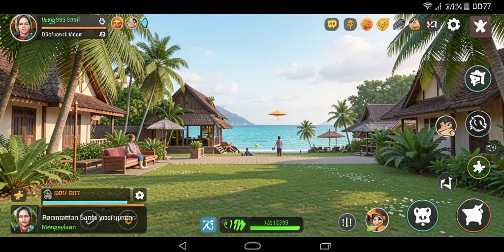 Tampilan gameplay menarik dari IDR77 dengan elemen Casual.