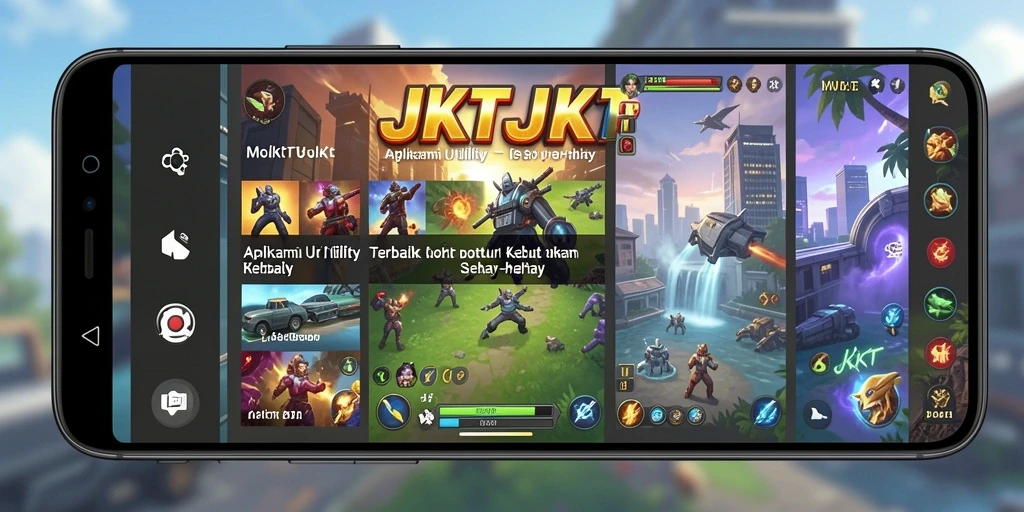 Tampilan aplikasi JKTJKT dengan fitur pengingat dan analisis kegiatan.
