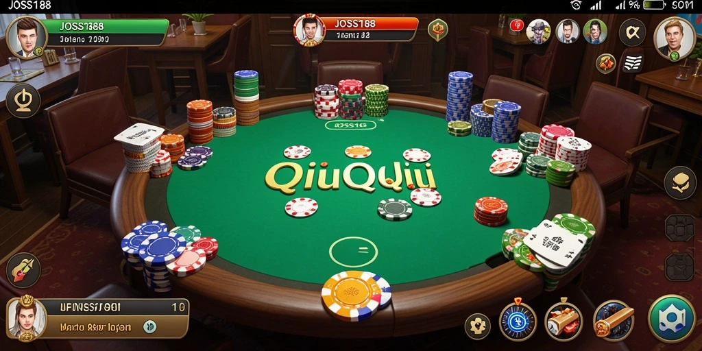 Screenshot gameplay QiuQiu JOSS188 yang menarik dan seru.