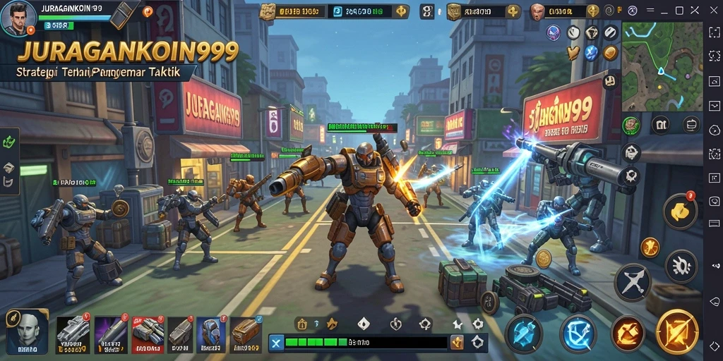 Tangkapan layar gameplay JURAGANKOIN99 menampilkan aksi strategis yang menegangkan.