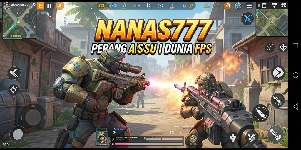 Gameplay NANAS777 menunjukkan aksi tembak-menembak yang seru dan mendebarkan.