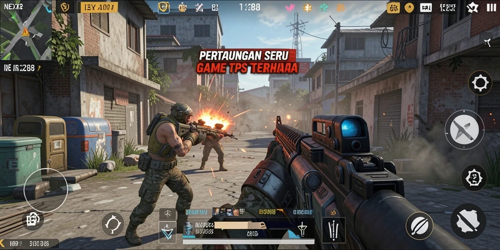 Tampilan gameplay NEX288 yang mendebarkan dan penuh aksi.