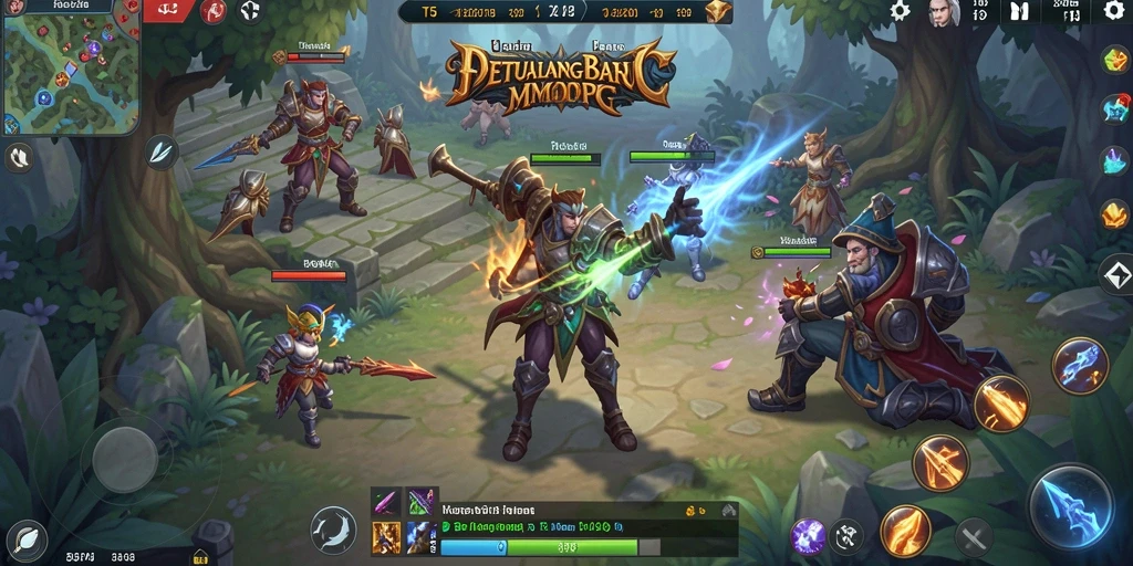 Tampilan gameplay T6 dengan aksi petualangan MMORPG yang mendebarkan.